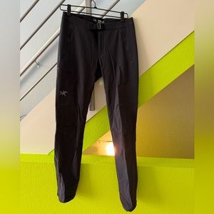 Arcteryx Women’s Gamma Pant Tall Size 6 Black Hiking Softshell